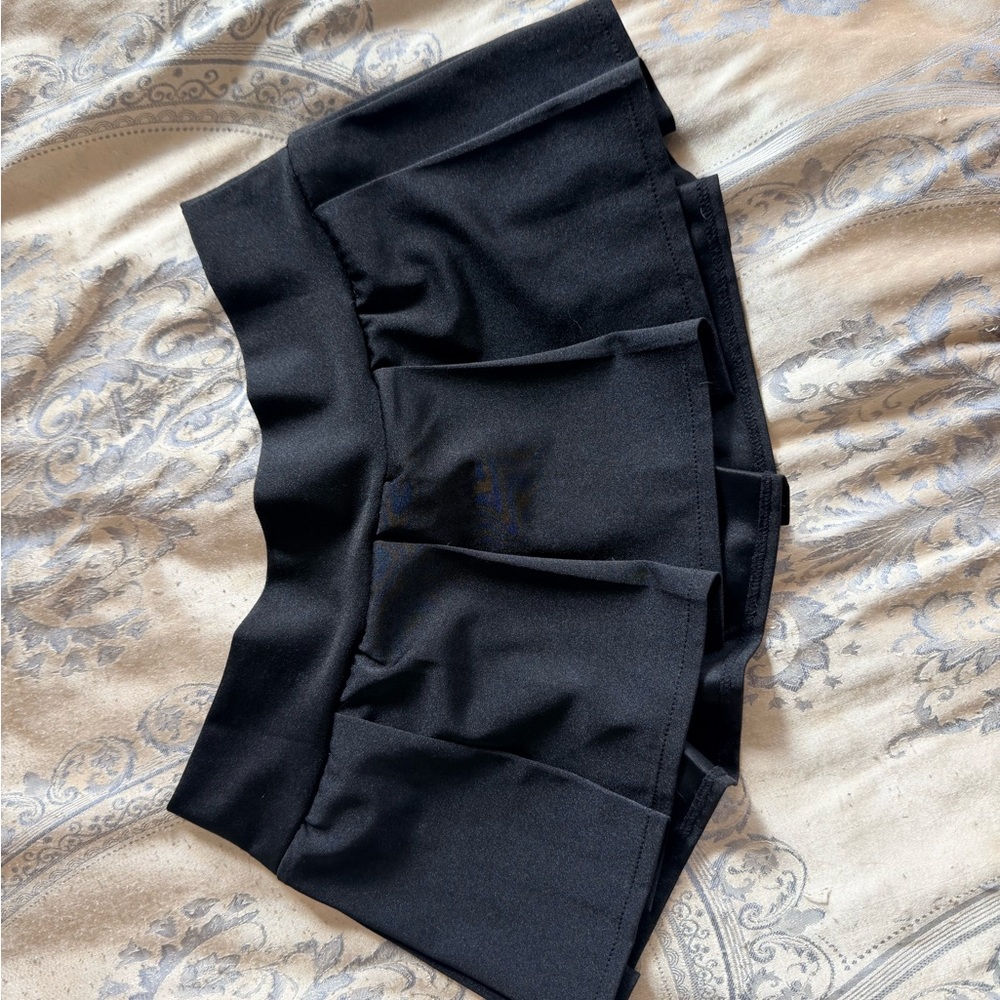 Music Legs Black Mini Skirt